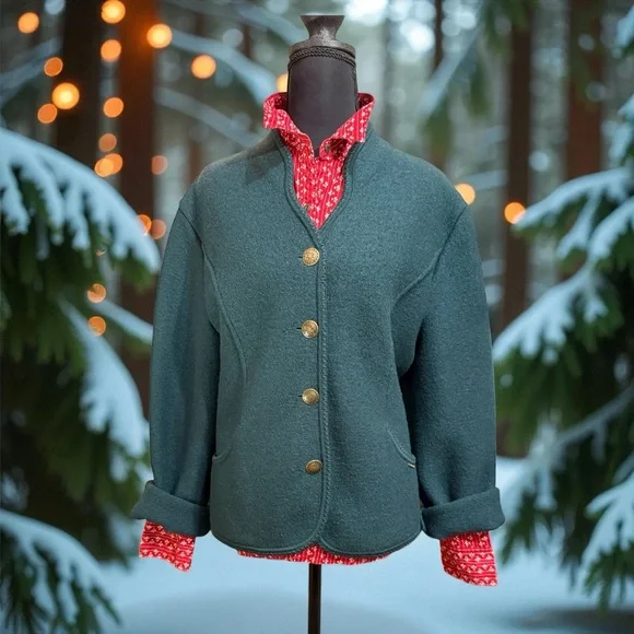 Vintage Geiger of Austria Boiled Wool Jacket - Picture 2 of 11